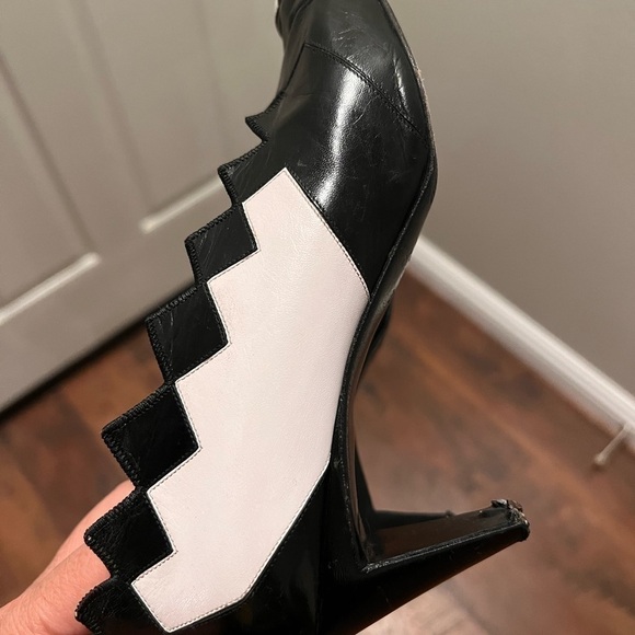 PHILIPPE MODEL Paris vintage leather heels. Made in Italy. Size 37.5 - Picture 8 of 11